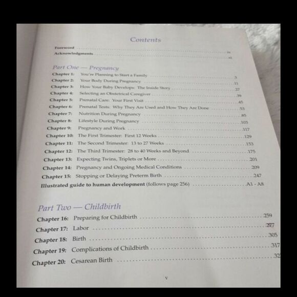 MAYO CLINIC COMPLETE‎ BOOK of Pregnancy & Baby's First Year 750 Pages - Picture 5 of 13